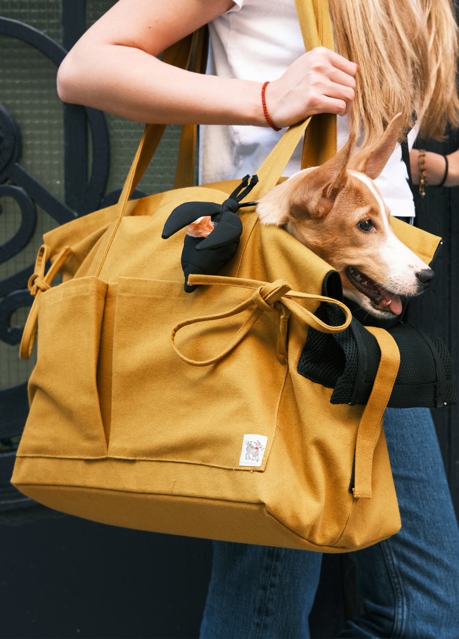 St. Pia - Tote Bag + Pet  Carrier - Marsu - Mustard
