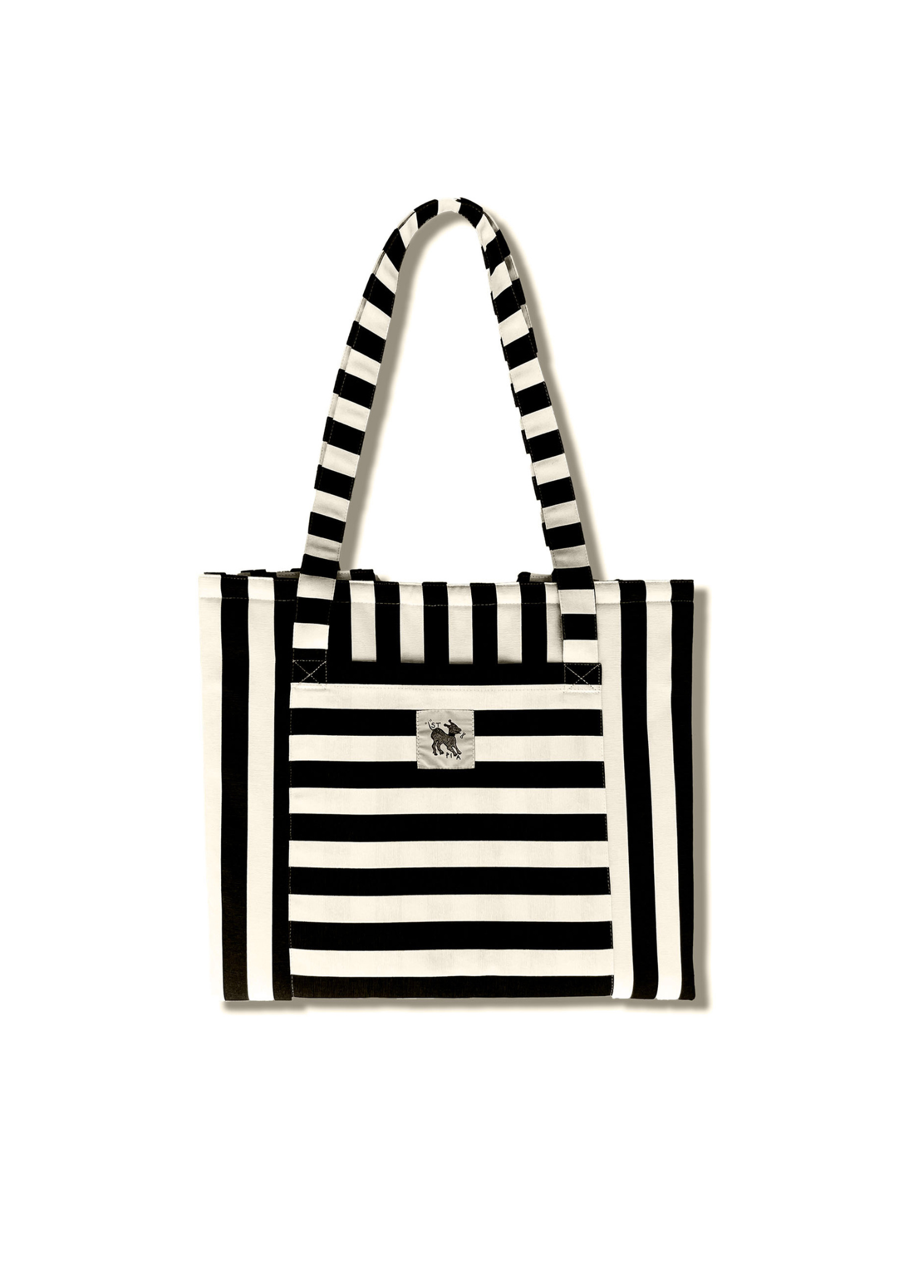 St. Pia - Foldable Tote Bag + Floor Cushion - Mat In a Bag - Siyah