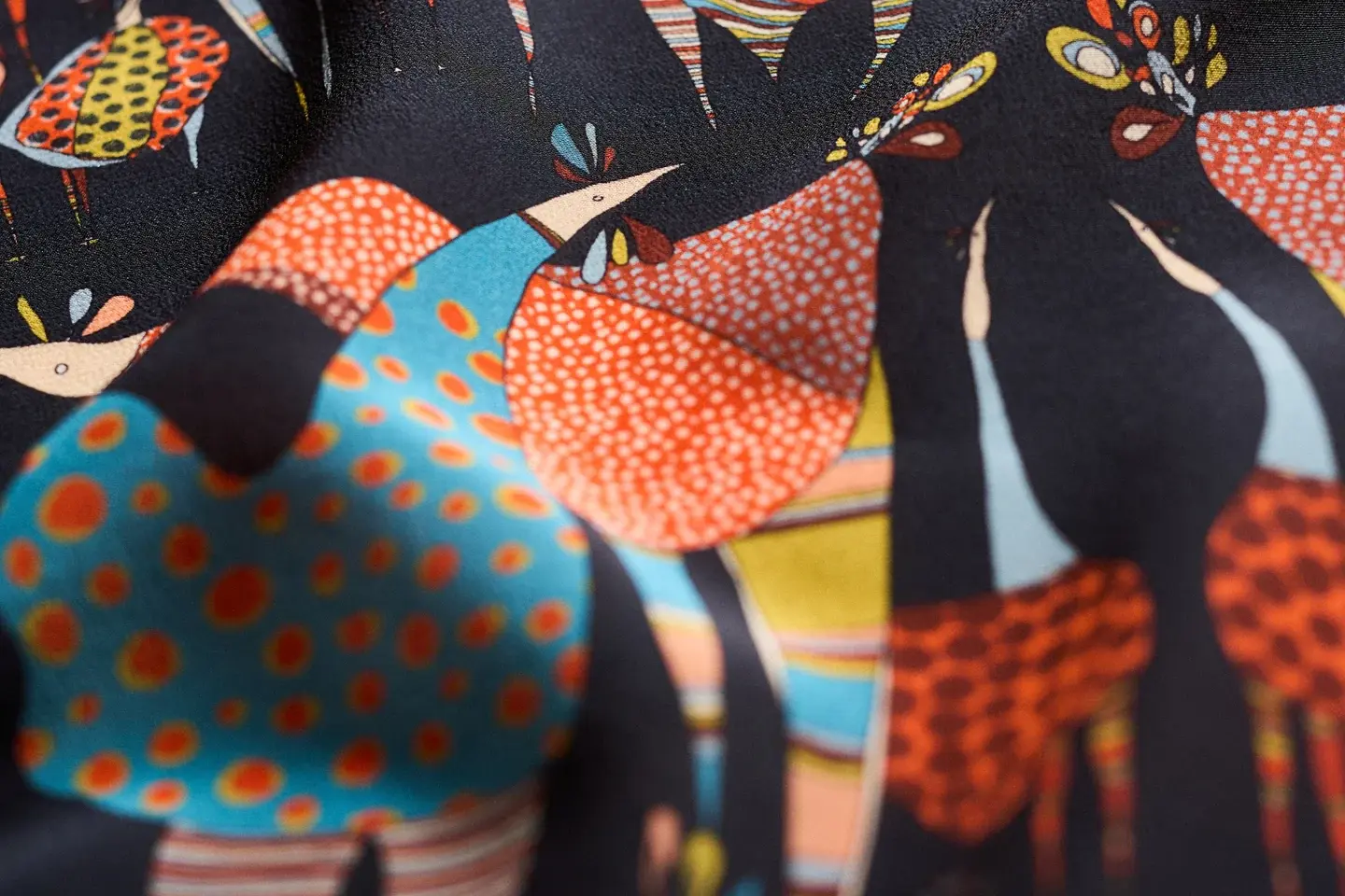 Rumisu - Silk Scarf - Birds of a Feather - 64 x 64 cm