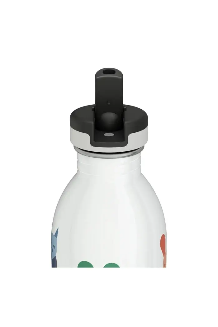 24 Bottles - Best Friends Stainless Steel Kids' Water Bottle with Straw, 500ml