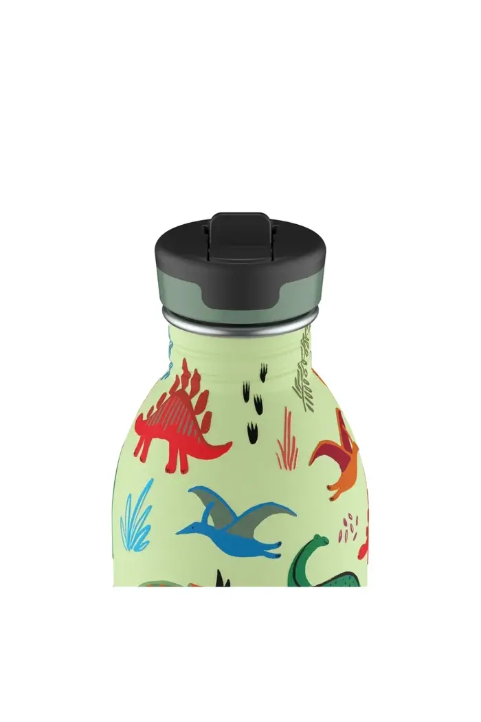 24 Bottles - Jurassic Friends Stainless Steel Kids' Water Bottle with Straw, 500ml