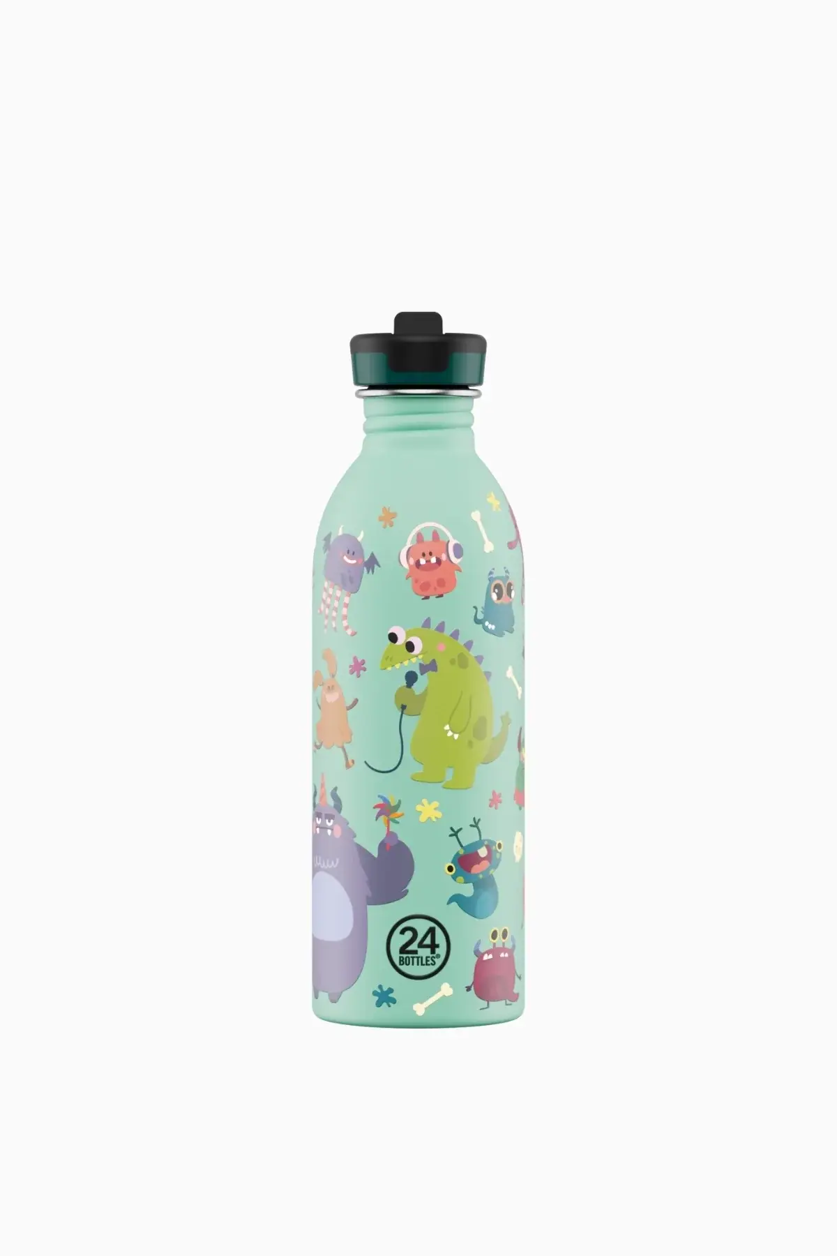 24 Bottles - Spooky Friends Stainless Steel Kids' Water Bottle with Straw, 500ml