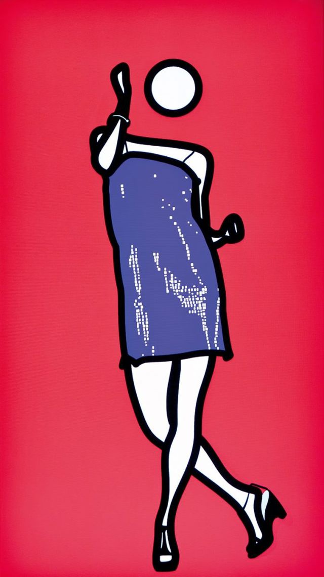 Ann Dancing In Sequined Dress