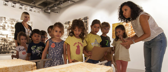 Examining Artworks with Museum Educators