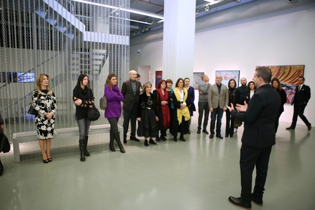 Meeting with Museum Director in exhibition tour and dinner