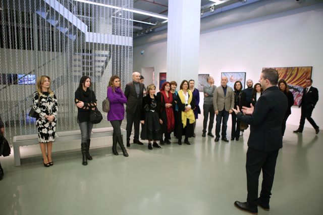 Meeting with Museum Director in exhibition tour and dinner