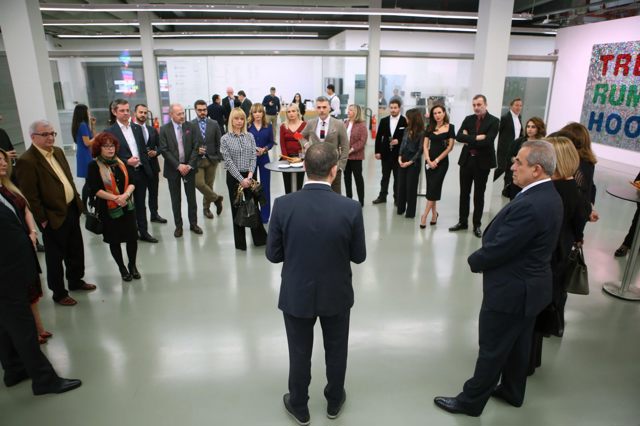 Meeting with Museum Director in exhibition tour and dinner