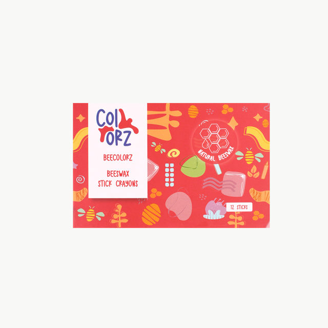 Hard Wax Stick Pastel Crayon Set (12 Colors)