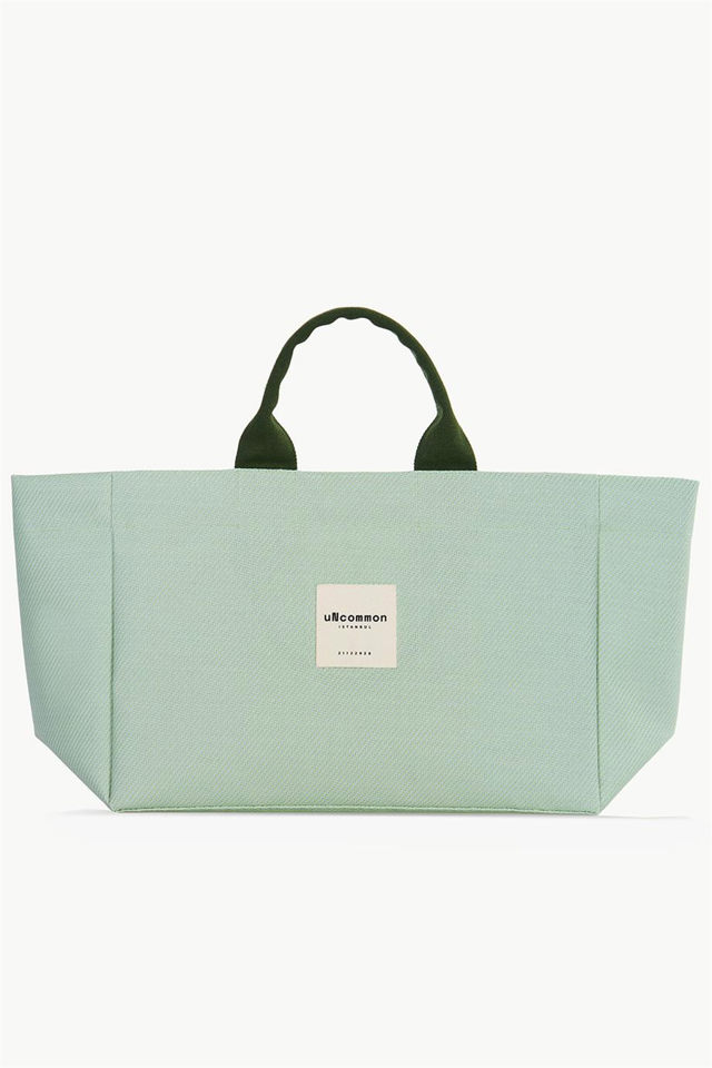 Nil Yeşili Mini Tote Çanta
