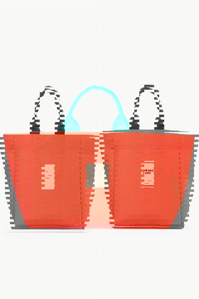 Turuncu Mini Tote Çanta