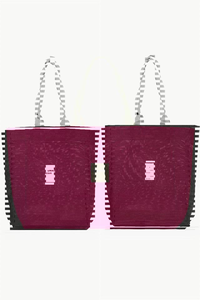 Bordo Tote Çanta