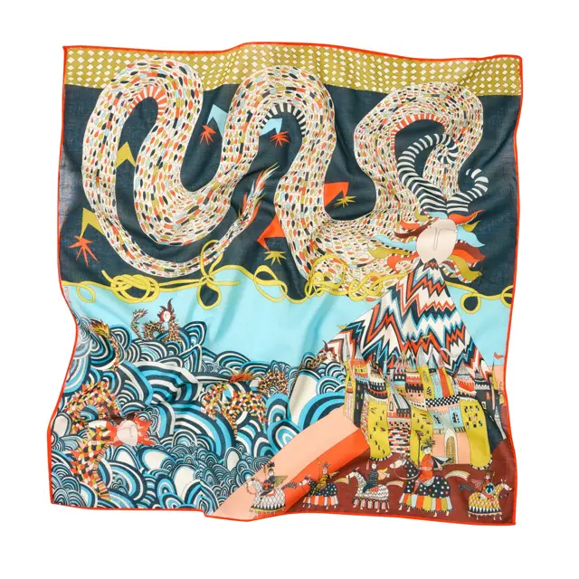 Koton Bandana - The Dragon Speaks - 55 x 55 cm