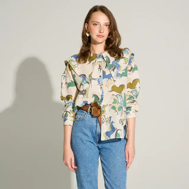 Linen Shirt - Equine Harmony