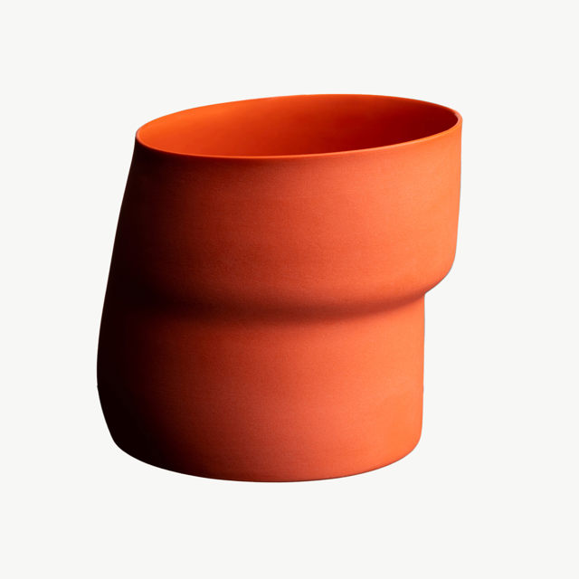 Porcelain Cup - Blue and Black