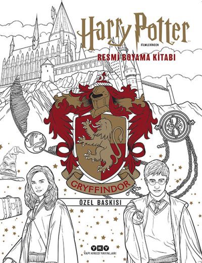 Harry Potter Filmlerinden Resmi Boyama Kitabı