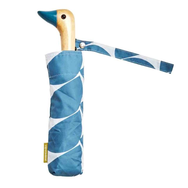 Duckhead Duck Compact Umbrella - Denim Moon