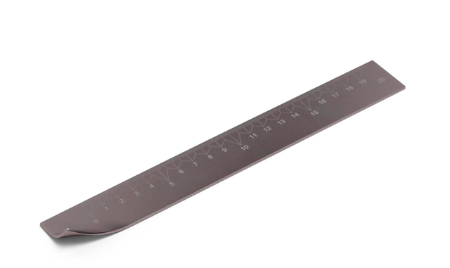 Lexon City Ruler - Metallic Grey