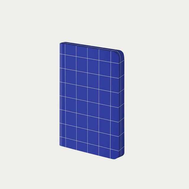 Nuuna Graphic S - Break The Grid Blue Defter