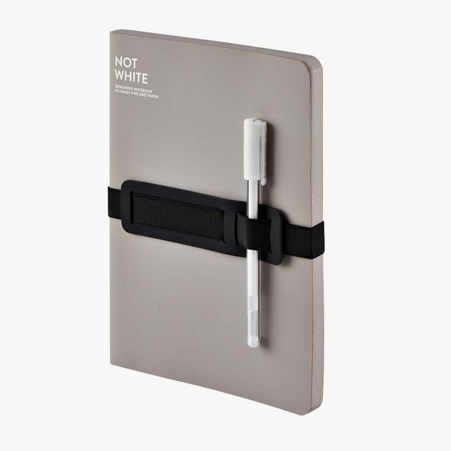 Nuuna Not White L - Açık Gri Defter