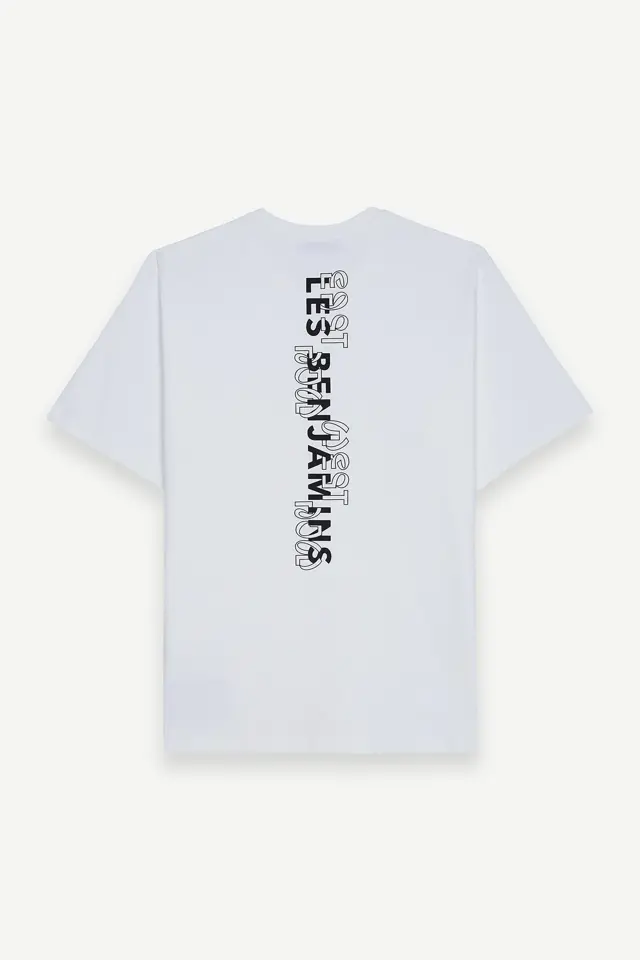 İstanbul Modern x Les Benjamins - Relaxed Fit White T-Shirt - 503