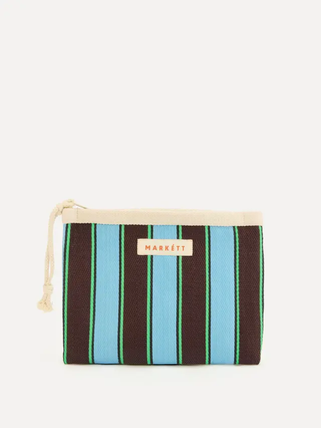 Markett Studio - Düz El Çantası - Kahverengi, Mavi