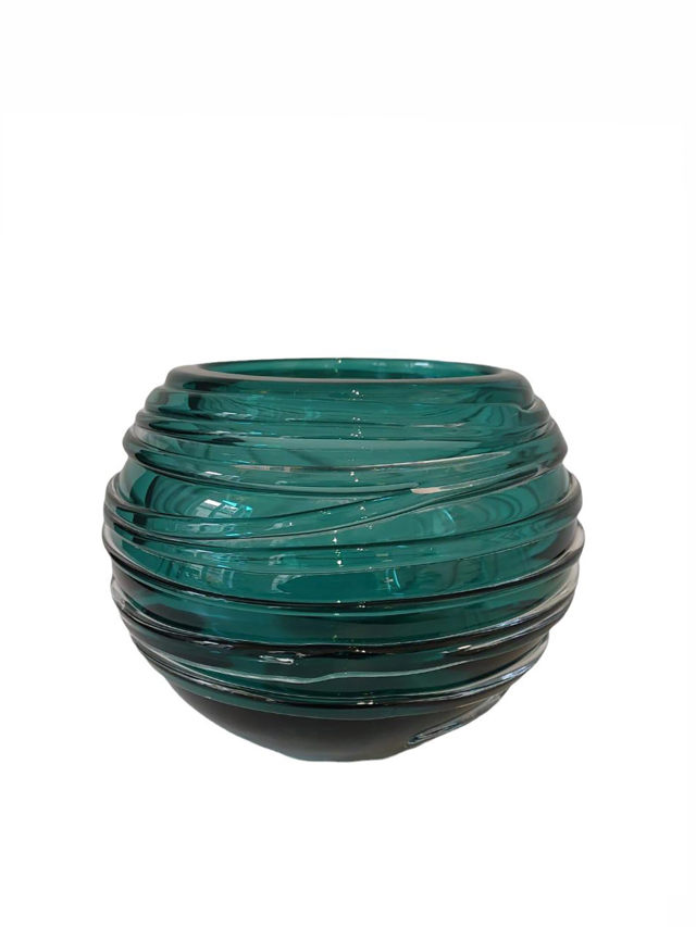 Fy-shan Küçük Sarmal Vazo - Zümrüt