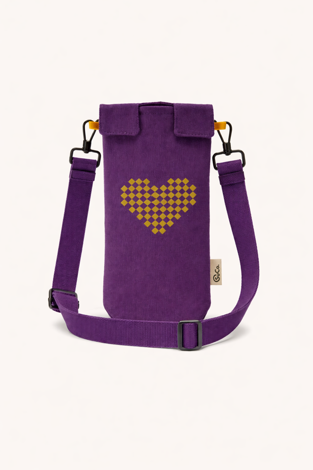 Suco - Termal Çanta - Kalp Modern - Mor
