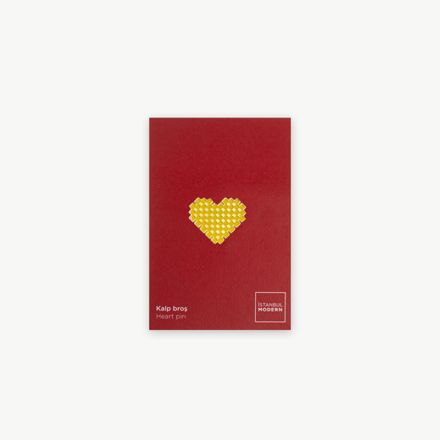 Pin - Heart Modern - Yellow