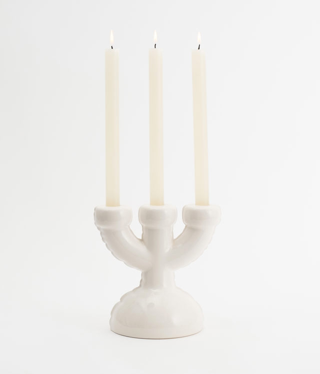 Home Studyo - Şamdan - Eric - Parlak Beyaz