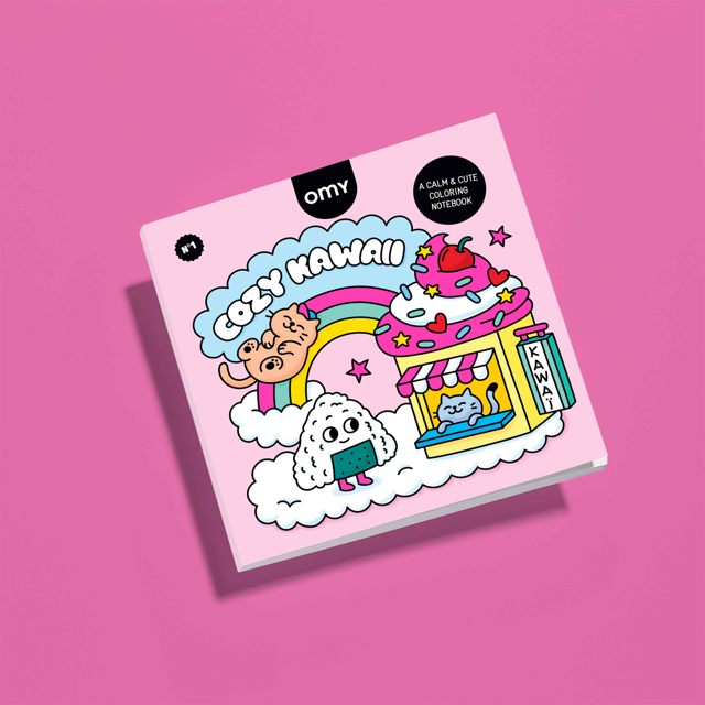 Omy - Boyama Kitabı - Cozy Art - Kawaii