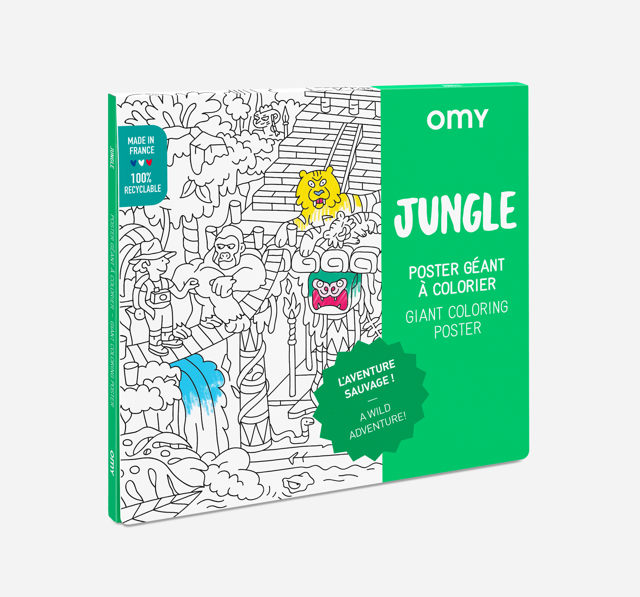 Omy - Coloring Poster - Jungle