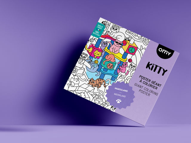 Omy - Coloring Poster - Kitty