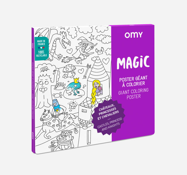 Omy - Coloring Poster - Magic