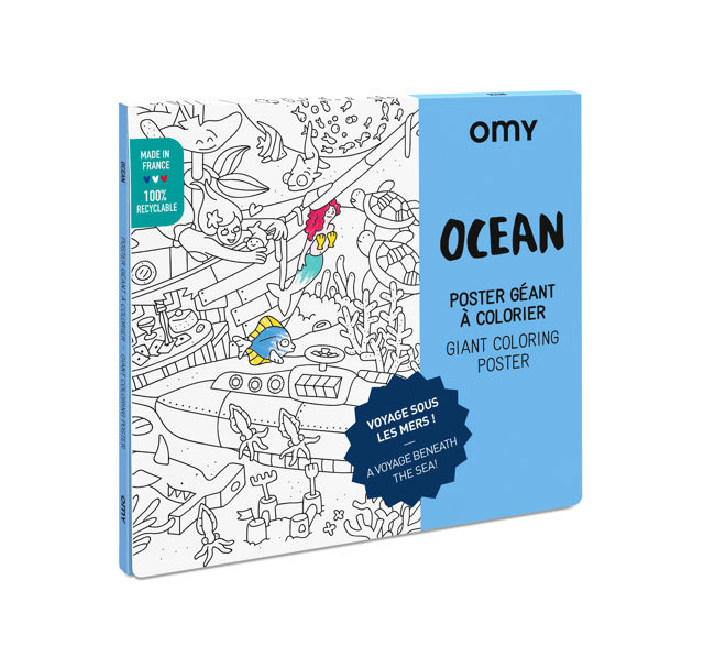 Omy - Coloring Poster - Ocean