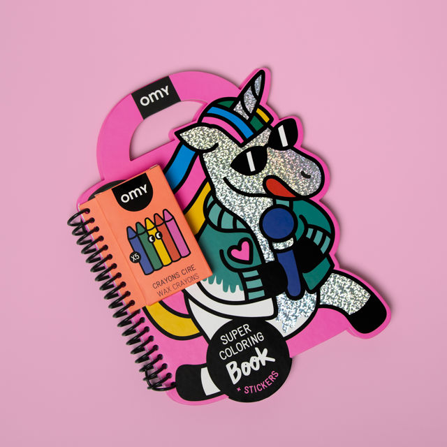 Omy - Boyama/Çıkartma Kitabı - Lily