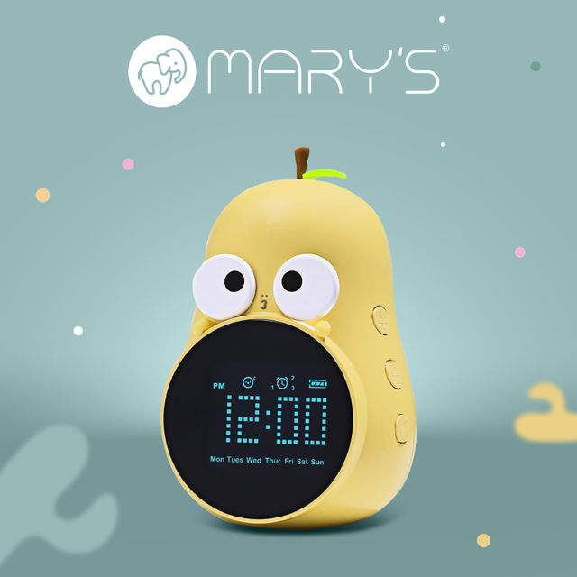 Mary's Alarm Clock - Pear - Yellow