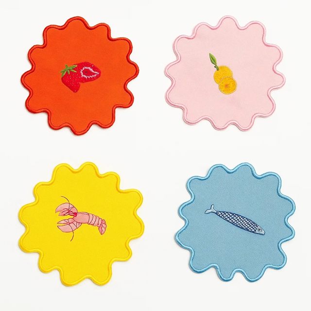 Fern&Co - 4'lü Kokteyl Peçetesi - Bon App