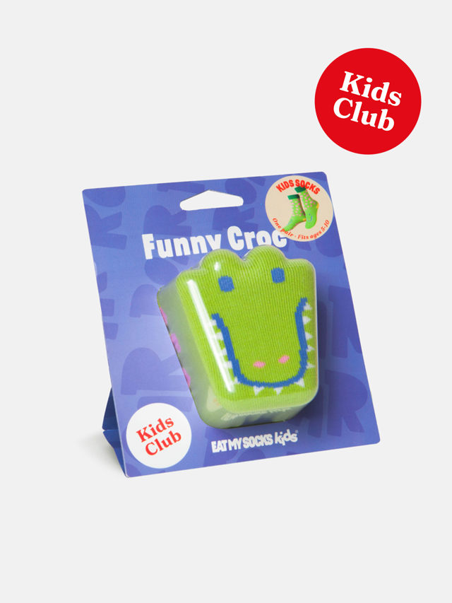 Eat My Socks - Kids Socks - Funny Croc - 5-10 Years