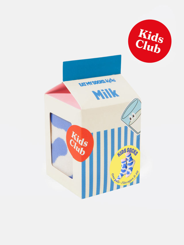 Eat My Socks - Kids Socks - Milk - 5-10 Years