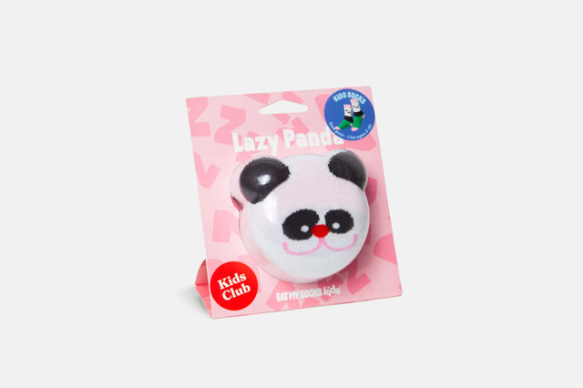 Eat My Socks - Kids Socks - Lazy Panda - 5-10 Years