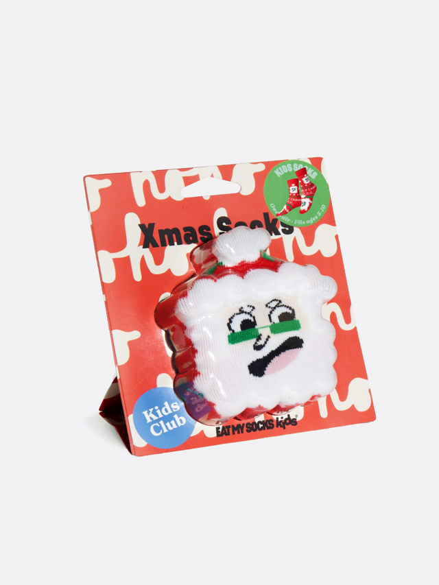 Eat My Socks - Kids Socks - Xmas Santa - 5-10 Years