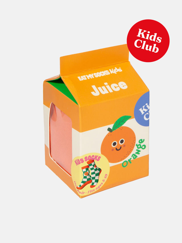 Eat My Socks - Kids Socks - Orange Juice - 5-10 Years