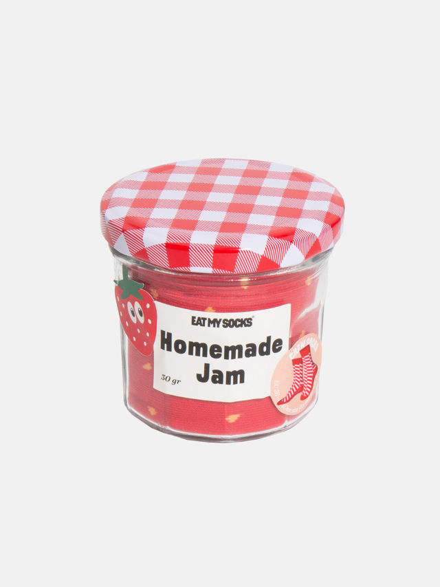 Eat My Socks - Socks - Homemade Jam Strawberry - Size 36-45