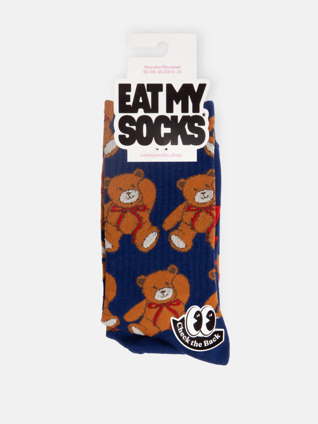 Eat My Socks - Socks - Teddy Bear Flat - Size 36-45
