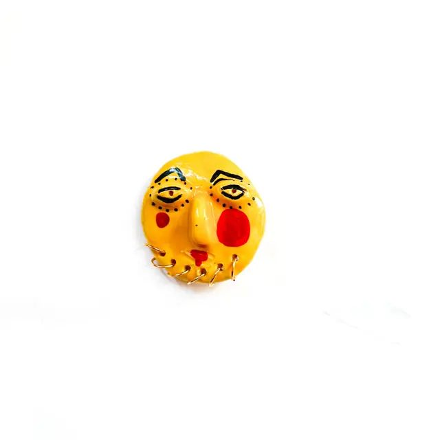 Tanti - Brooch - Fancy Dude - Yellow