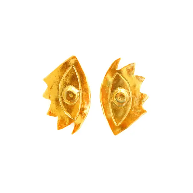 Tanti - Earrings - Big Golden Eyes