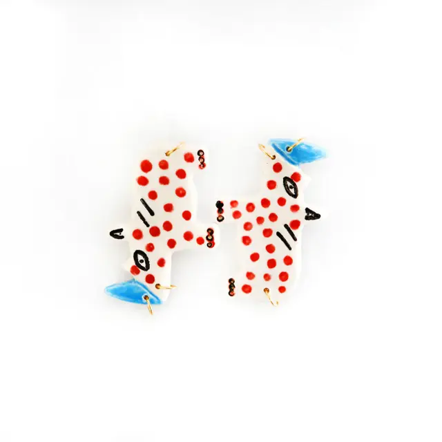 Tanti - Earrings - Spotted Rhinos