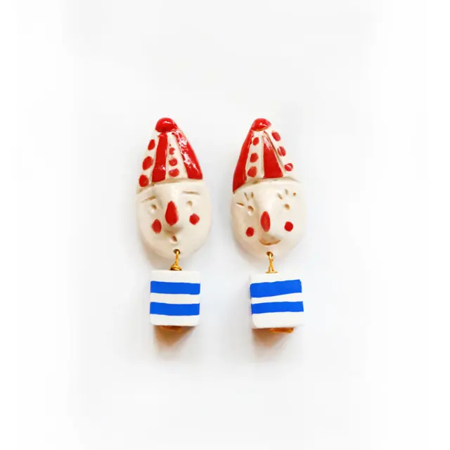 Tanti - Earrings - Clowns Love Stripes