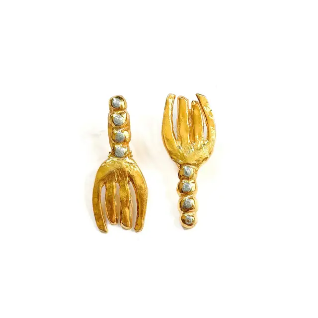 Tanti - Earrings - Golden Forks