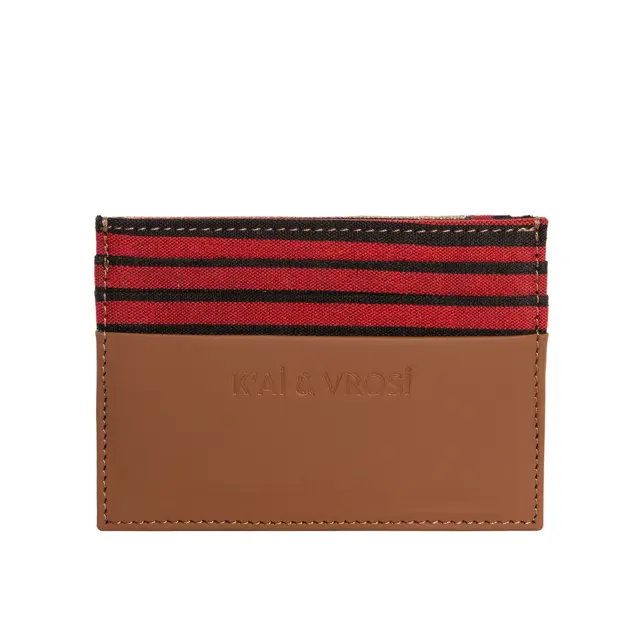Ka'i&Vrosi - Brown Leather Card Holder - Moni